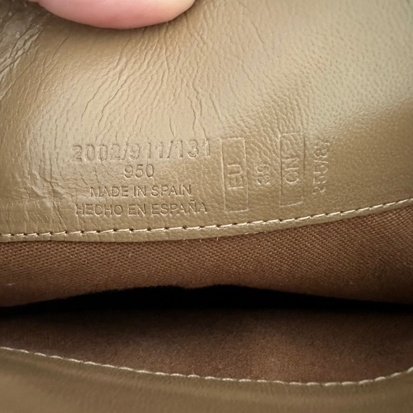 Zara tall leather block heel tan Boots - Picture 11 of 12